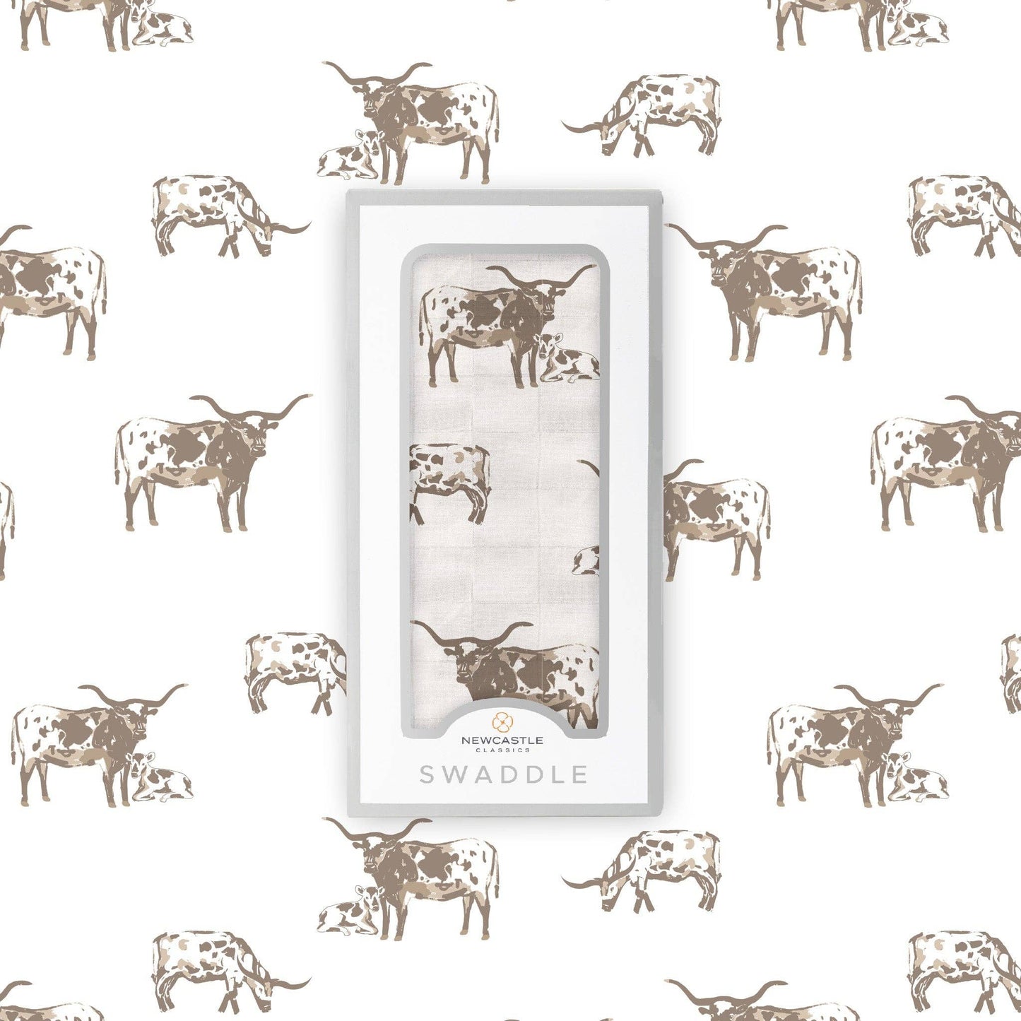 Longhorn Bamboo Swaddle