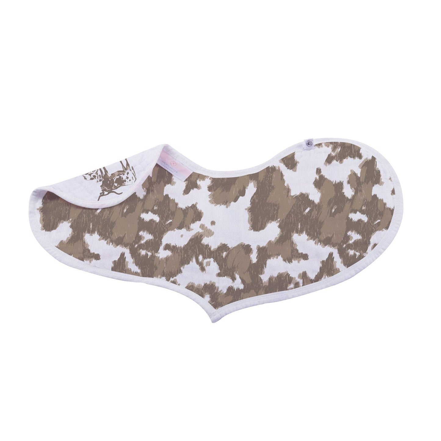 Forever Cowboys & Cowgirls Bamboo Burp Cloth Bib 2PK