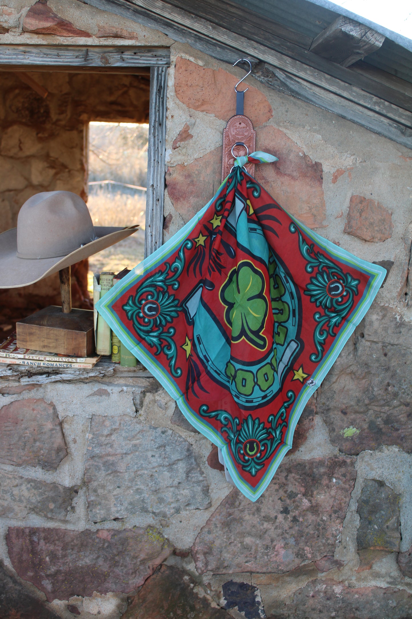 Lucky Horseshoe Bandana