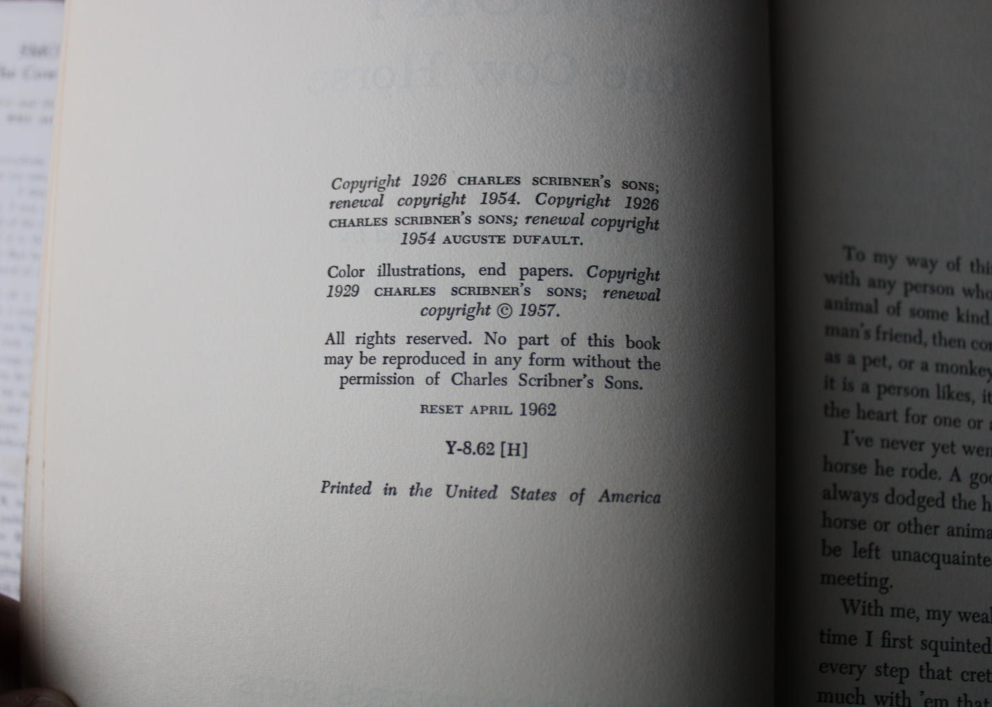 Smoky by Will James 1962