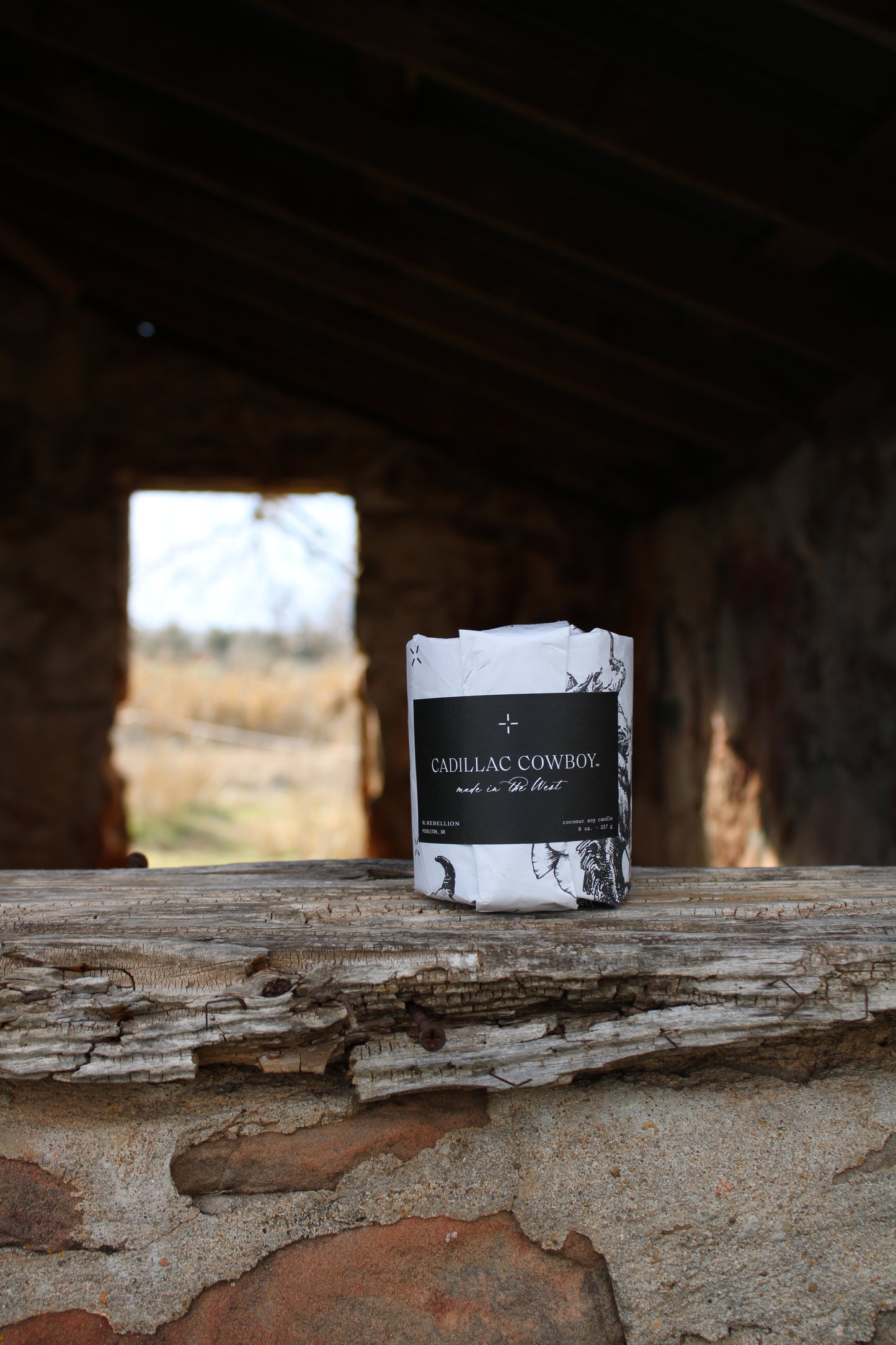 Cadillac Cowboy Candle