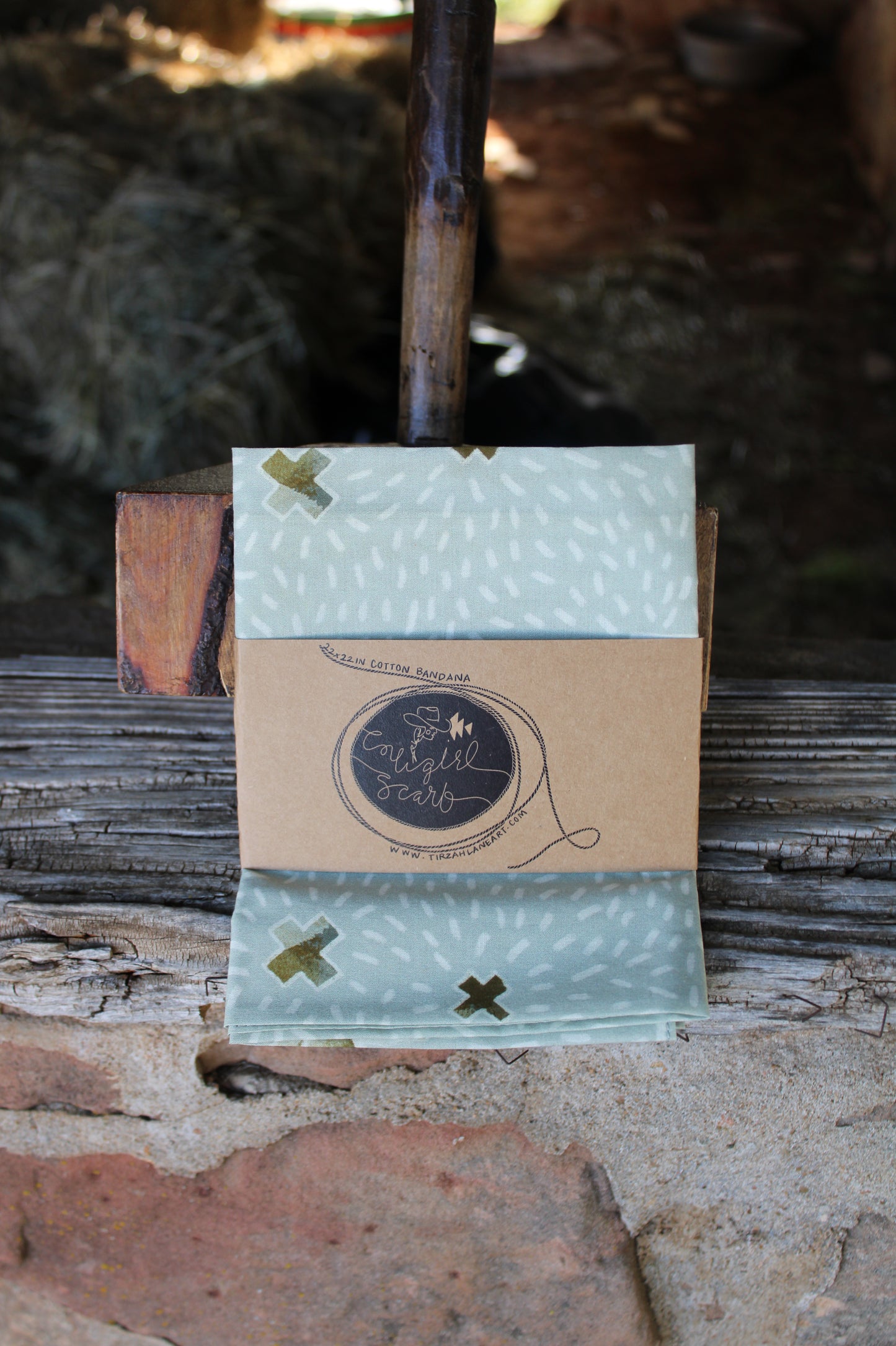 Western Cowgirl Cotton Bandana