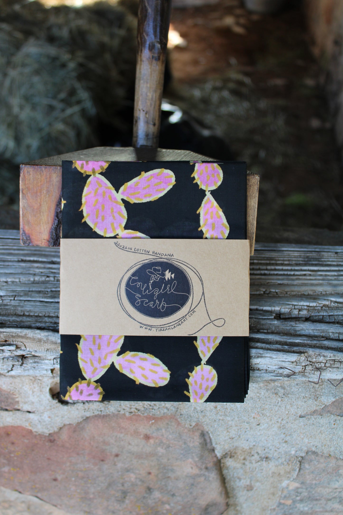 Western Cowgirl Cotton Bandana