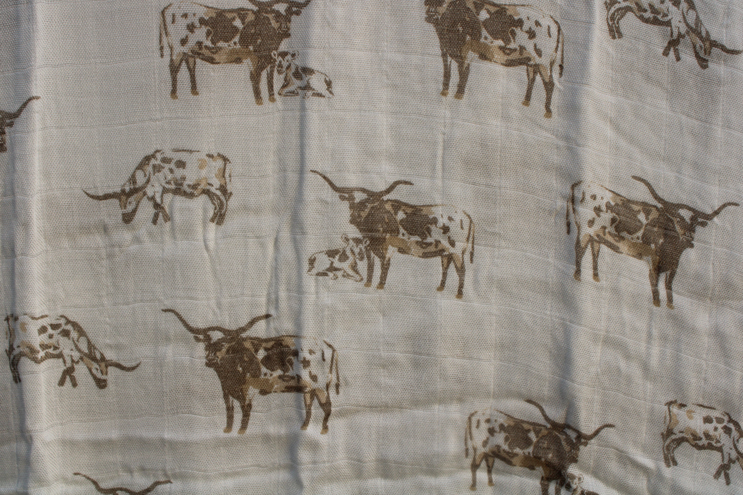 Longhorn Bamboo Swaddle