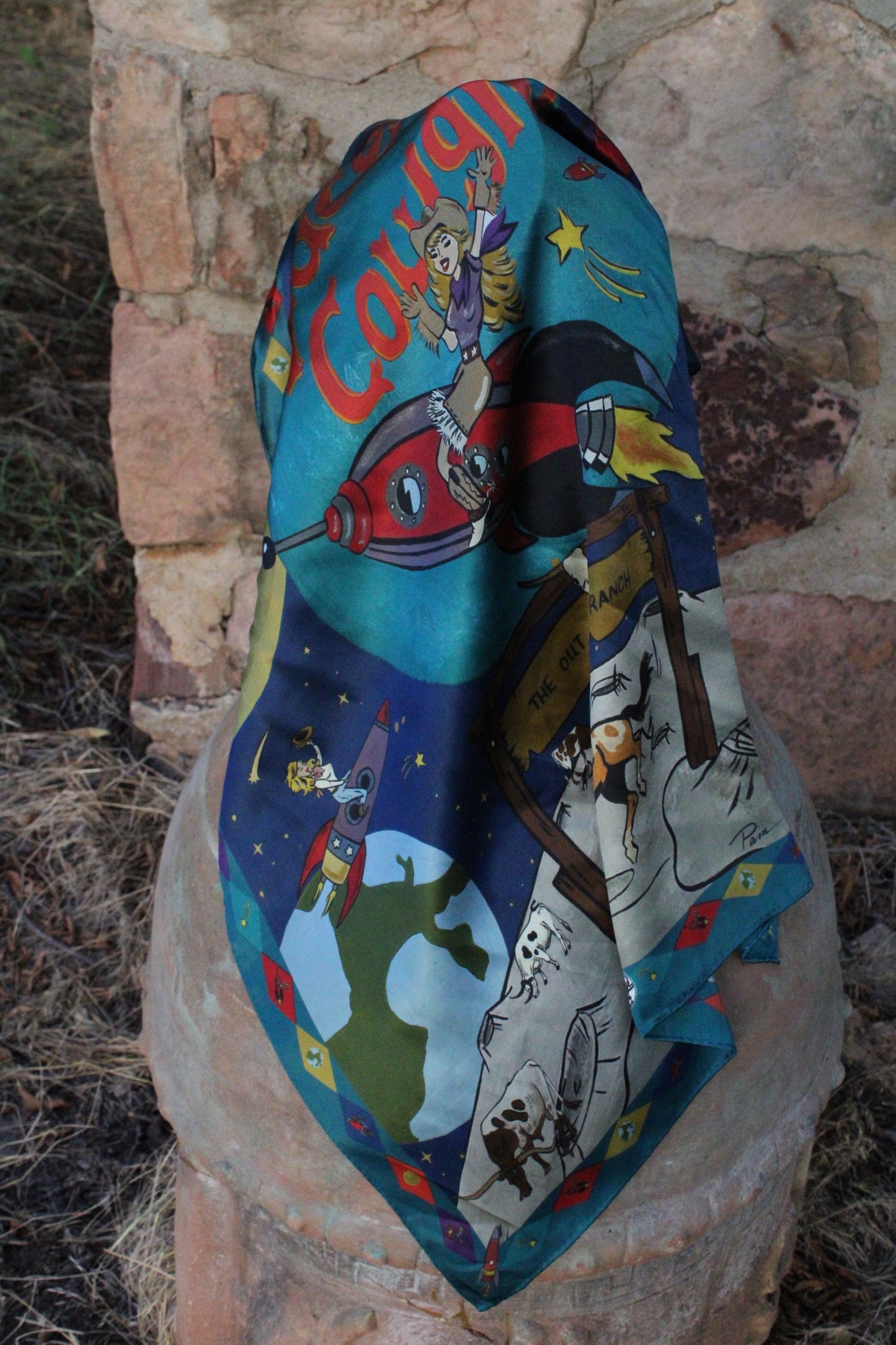 Space Cowgirl Wild Rag