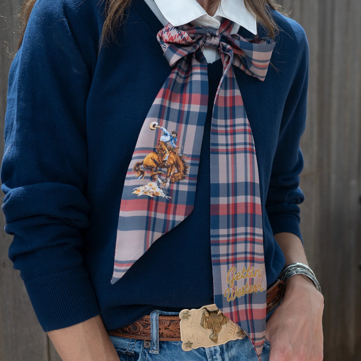 Boli™ - Gettin' Western - Red Plaid