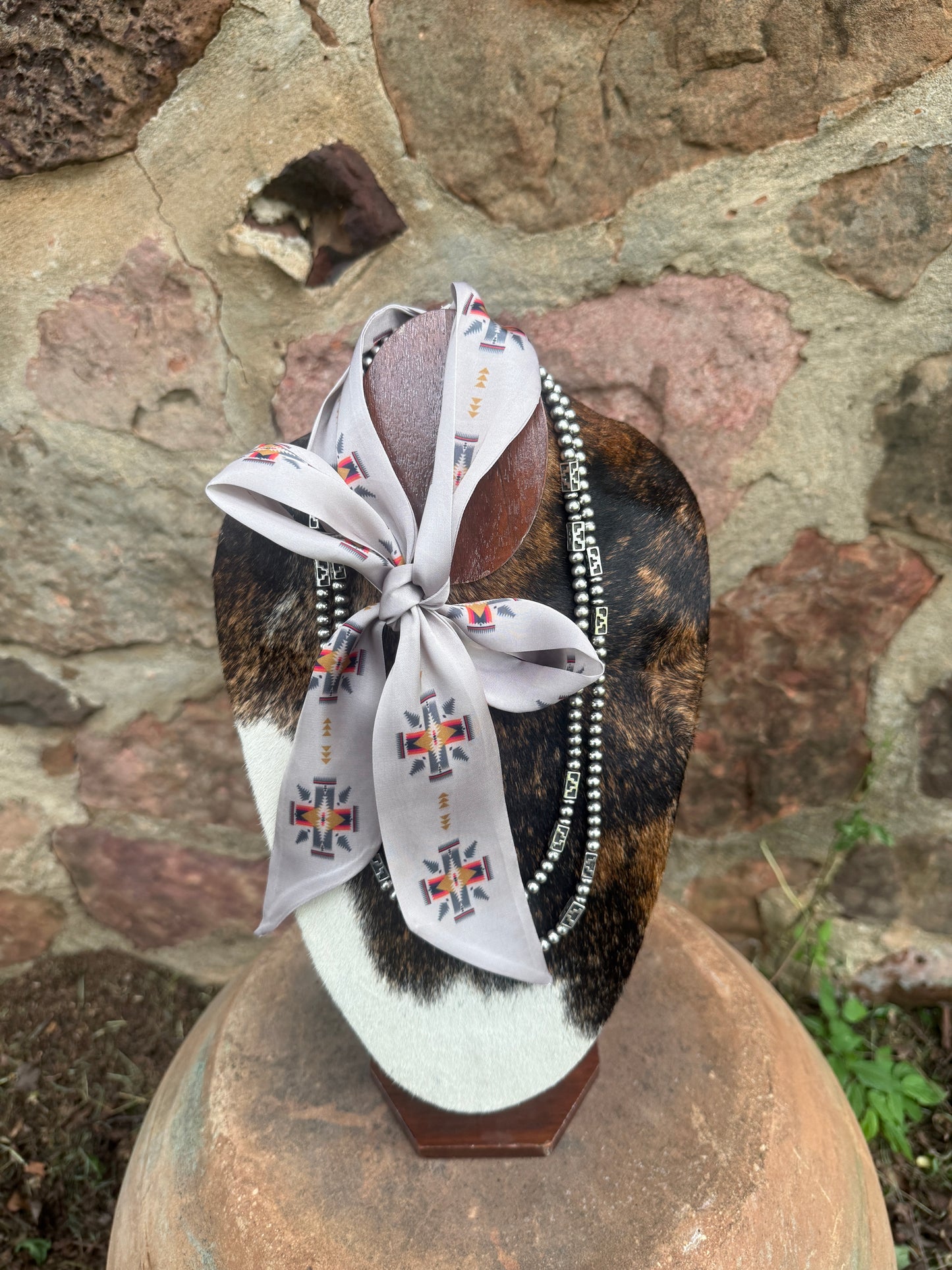 Southwest print scarf