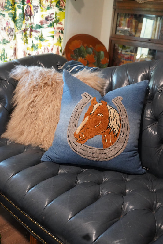 Denim Darlin' Pillow Cover