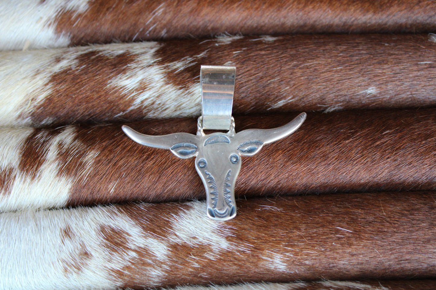 Landry Longhorn Pendant / Scarf Slide