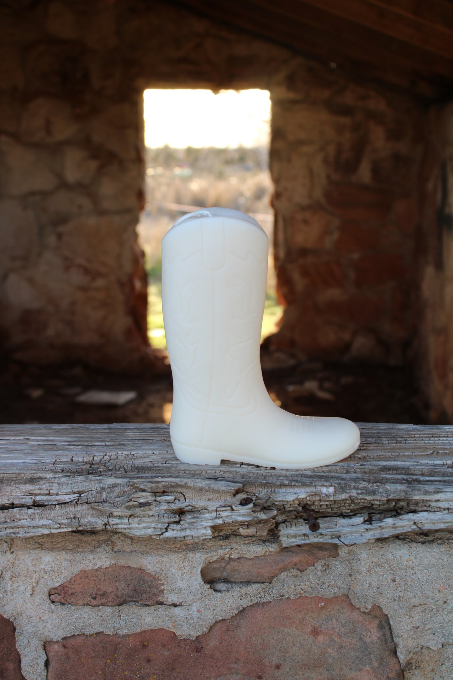 Cowboy Boot Candle