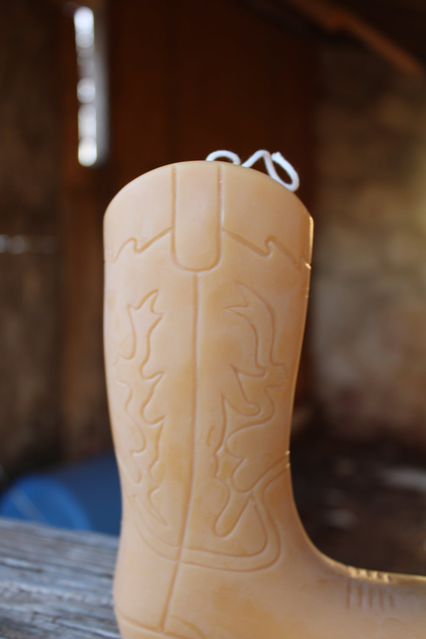 Cowboy Boot Candle