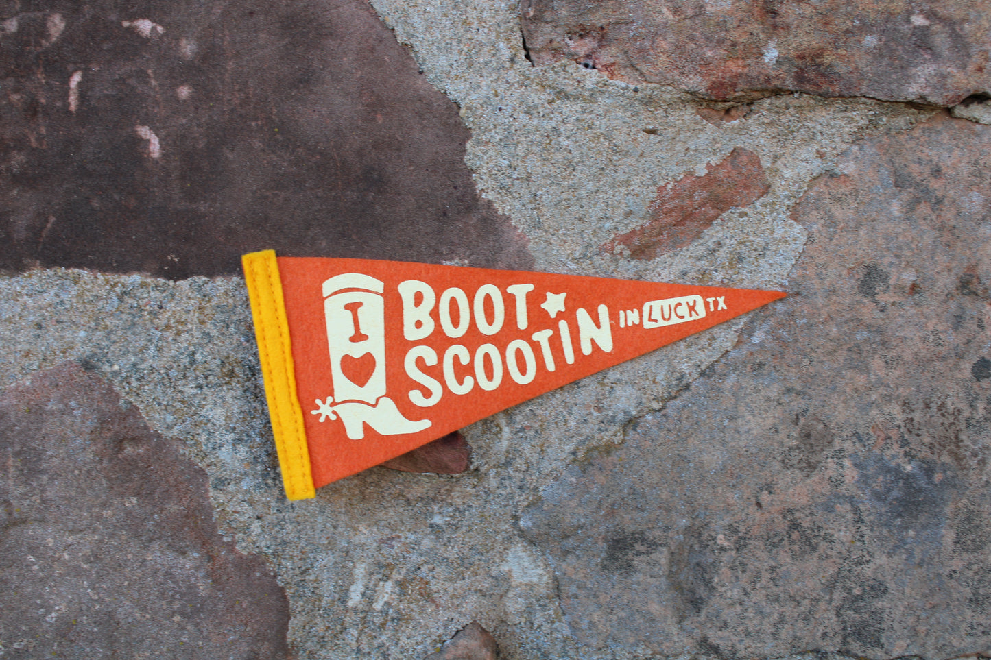 I Love Boot Scootin' Mini Pennant