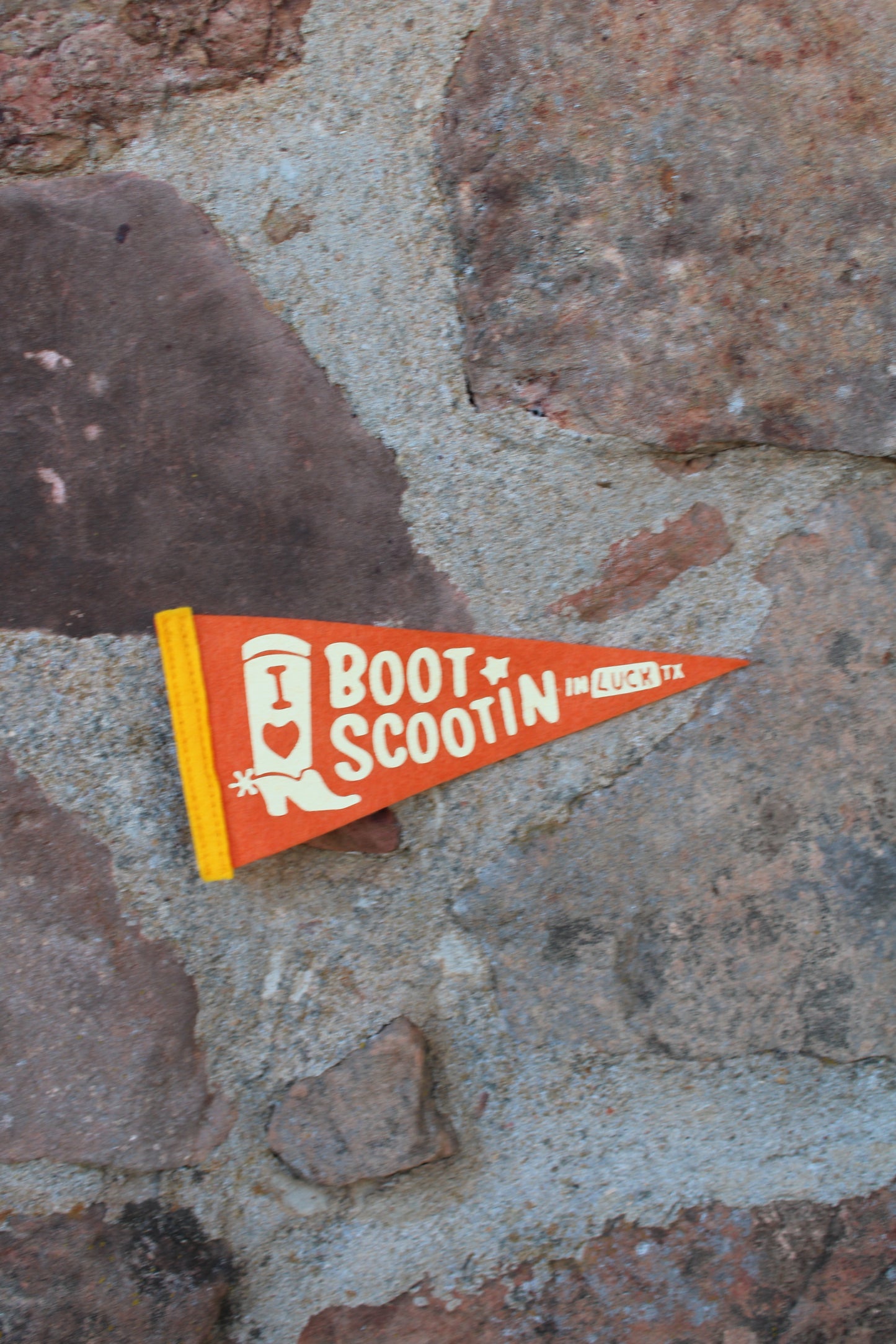 I Love Boot Scootin' Mini Pennant