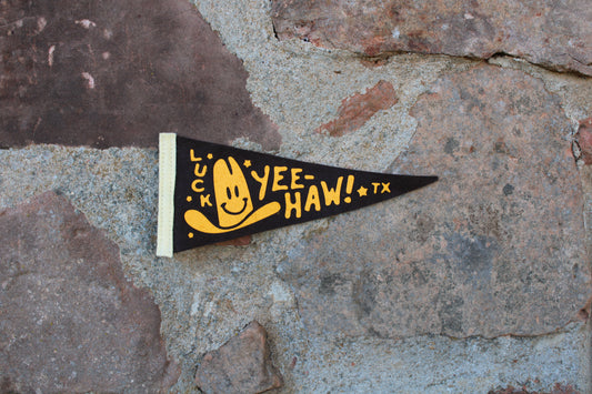 Luck Yee-Haw! Mini Pennant