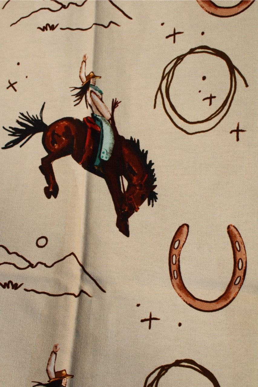 Yeehaw Cowgirl Tea Towel