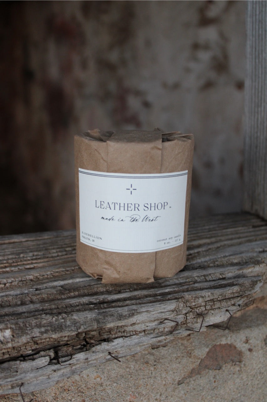 Leather Shop Candle 8 oz.