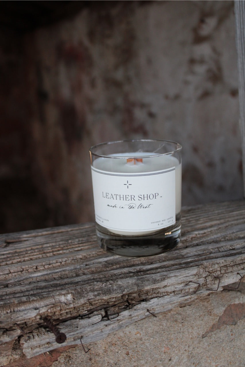 Leather Shop Candle 8 oz.