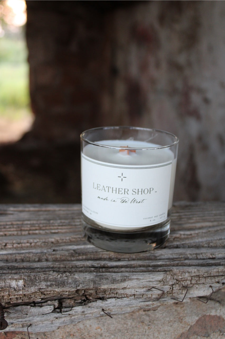 Leather Shop Candle 8 oz.