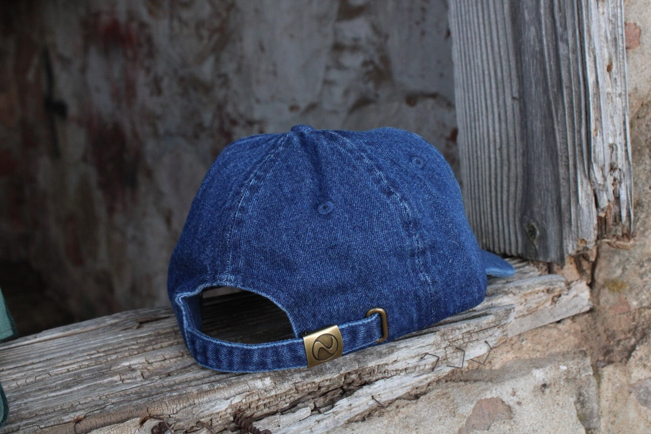 Denim Bow Baseball Cap