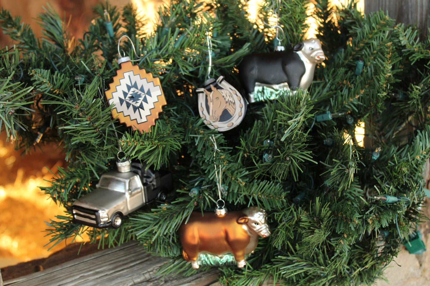 Baldie Bull Ornament